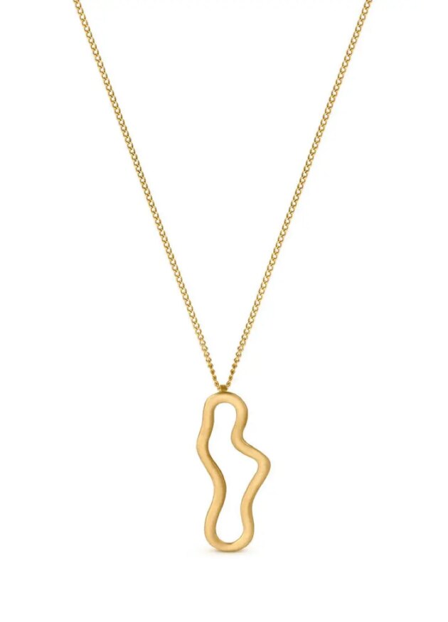 Meandres Golden Necklace